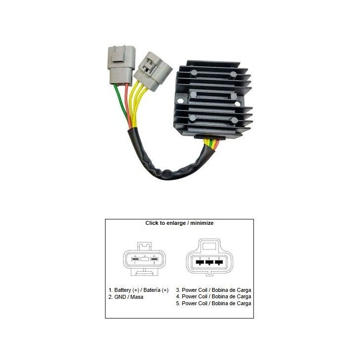 DZE regulator napięcia benelli tnt 250; trk 250; bn 250; (299066080010; 29906N490000)