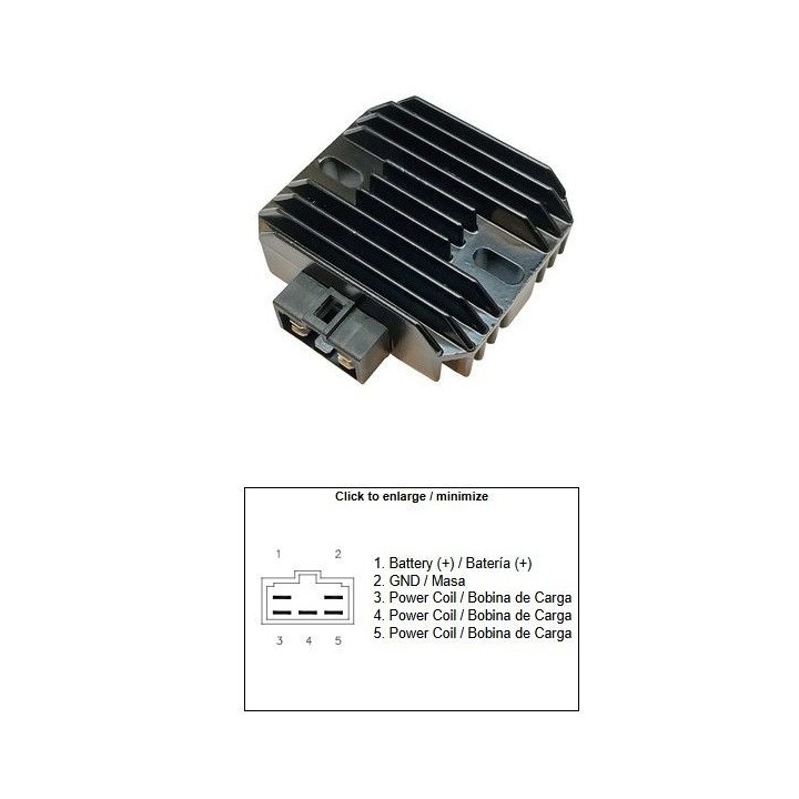 DZE regulator napięcia benelli bn 125; imperial 400; keeway 125 krk (299064540000)