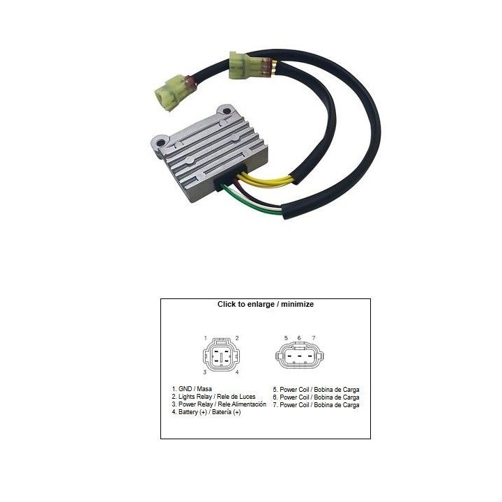 DZE regulator napięcia ktm 125/150/250/300/350/450/400 exc/exc-f/xc/xc-w/xcf-w '17-'23; husqvarna 150/250/300/350/450/501 fe/te…