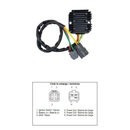 DZE regulator napięcia kawasaki kvf 300 brute force '12-'18 (21066-Y002)