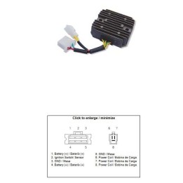 DZE regulator napięcia honda nx 650 dominator (25A)