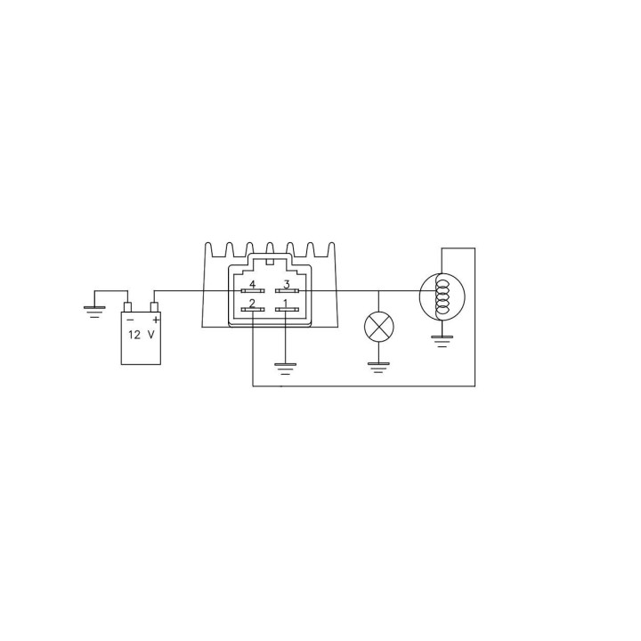DZE regulator napięcia kymco 50 agility; people; super 9; top boy (12V/8A) (ESR019)