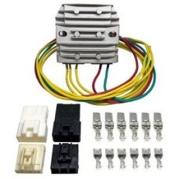 DZE regulator napięcia uniwersalny mosfet (50A) 5 kabli (3X żółte; 1X czerwony; 1X zielony)