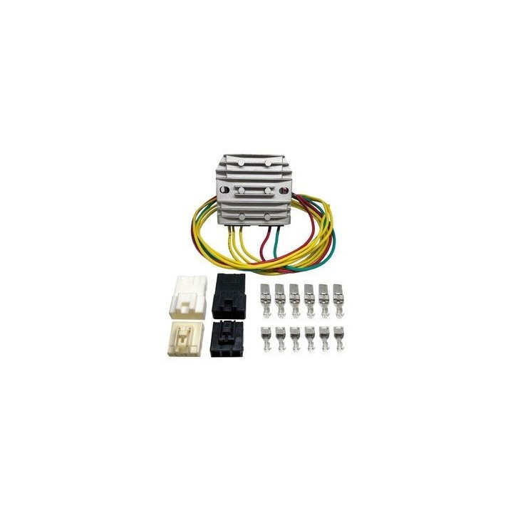 DZE regulator napięcia uniwersalny mosfet (50A) 5 kabli (3X żółte; 1X czerwony; 1X zielony)