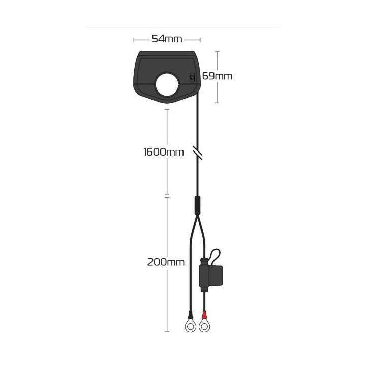 OXFORD ładowarka USB montowana na kierownice (el)