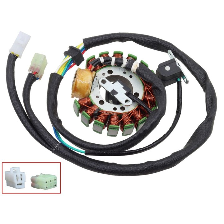 BRONCO uzwojenie alternatora stator yamaha yfm 350 wolverine '95-'99 (oem: 4KB-85510-10; 4KB-85510-11; 4KB-85510-12)