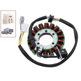 BRONCO uzwojenie alternatora stator suzuki lt-r 450 / z '06-'09 (oem: 32101-45G10; 32101-45G00; 32101-45G11)