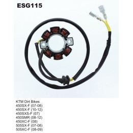 ELECTROSPORT uzwojenie alternatora (stator) ktm sxf 450 '07-'12, sxf 505 '07-'08, xcf 505 '08-'09