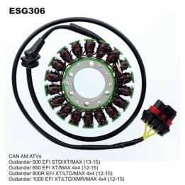 ELECTROSPORT uzwojenie alternatora (stator) can-am outlander 500 (13-15), 650 (12-15), 800/850 (12-16), 1000 (12-16), renegade…