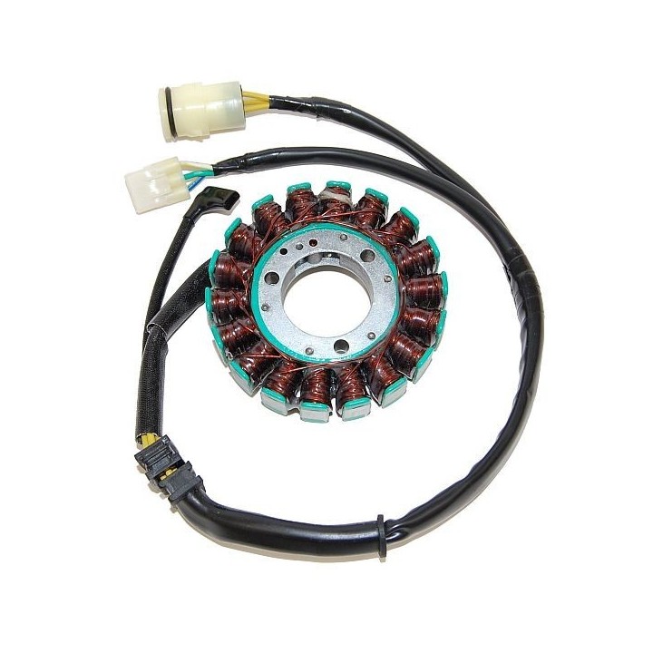 ELECTROSPORT uzwojenie alternatora (stator) ze światłami honda trx 300FW fourtrax (88-00) (18 biegunowy)
