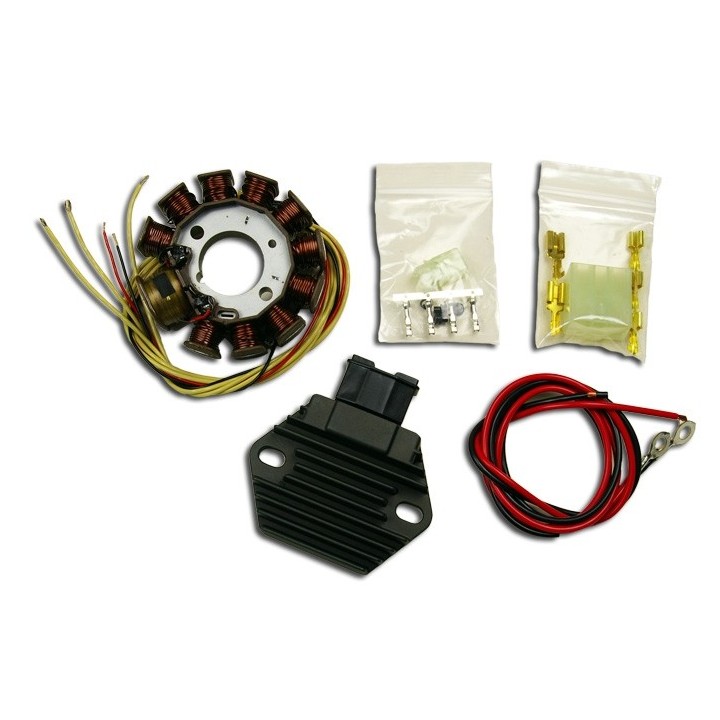 ELECTREX uzwojenie alternatora stator kpl. z regulatorem napięcia ktm EXC 2T 250 '08-'17 EXC 300 '08-'15, freeride 250 '14, EXC…