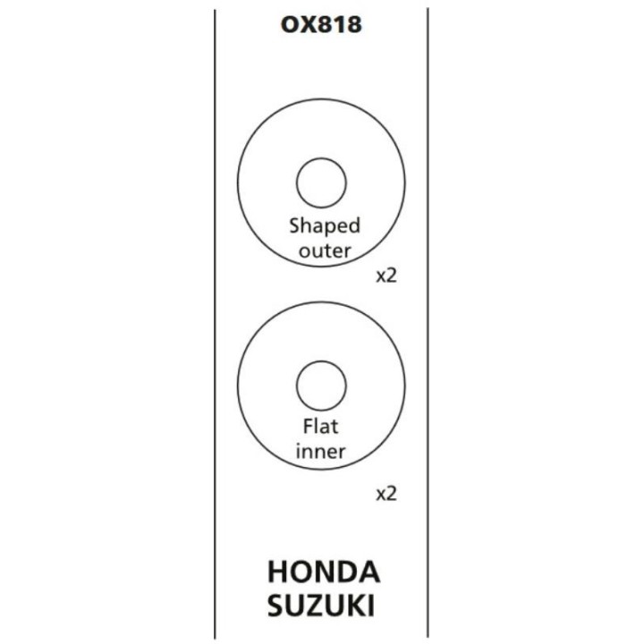 OXFORD oxford mocowanie (zaślepka) kierunkowskazu / kierunkowskazów honda/suzuki - komplet