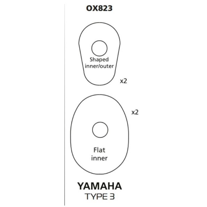 OXFORD oxford mocowanie (zaślepka) kierunkowskazu / kierunkowskazów yamaha TYP3 - komplet