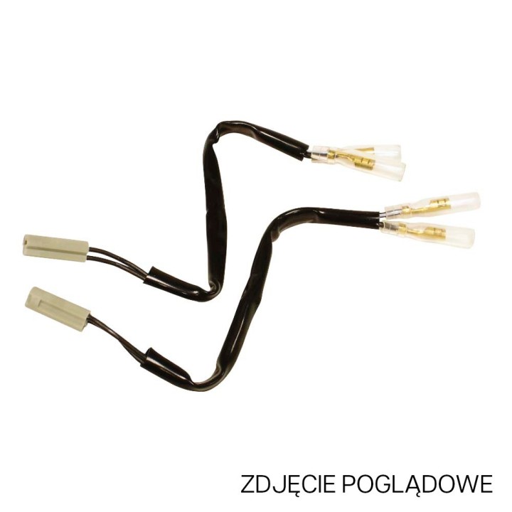 OXFORD złącze (przewód / przejściówka / kabel / przedłużacz) kierunkowskazów LED i żarówkowych do kostki oem kawasaki typ 3