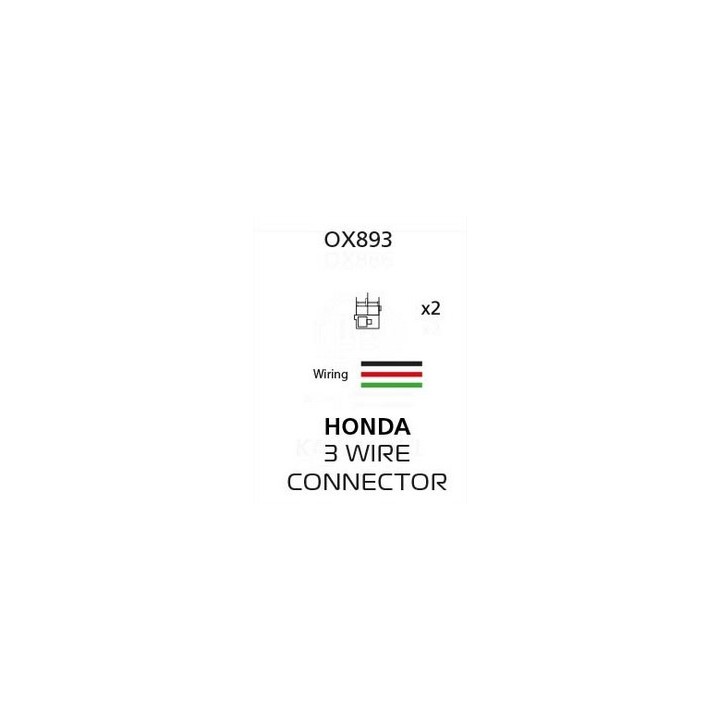 OXFORD złącze (przewód / przejściówka / kabel / przedłużacz) kierunkowskazów LED i żarówkowych do kostki oem honda (złacze trzy…