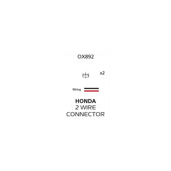 OXFORD złącze (przewód / przejściówka / kabel / przedłużacz) kierunkowskazów LED i żarówkowych do kostki oem honda (złącze 2 pr…