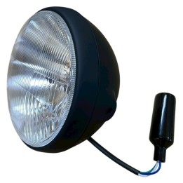 EMGO reflektor / lampa uniwersalna kompletna czarna (średnica wkładu 7" / 17,80CM) (homologacja e-mark)