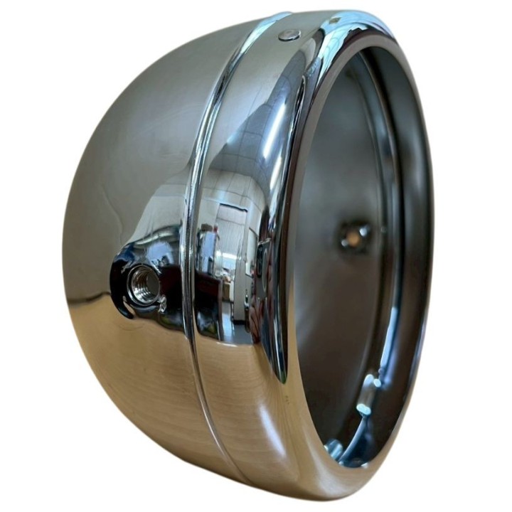 EMGO reflektor / lampa uniwersalna classic chromowana (średnica 5,3/4" 14,60 cm) (typ lucas) (obudowa bez klosza)
