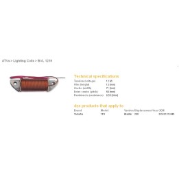 DZE cewka ładowania yamaha yfs 200 blaster (2X5-81313-MO)