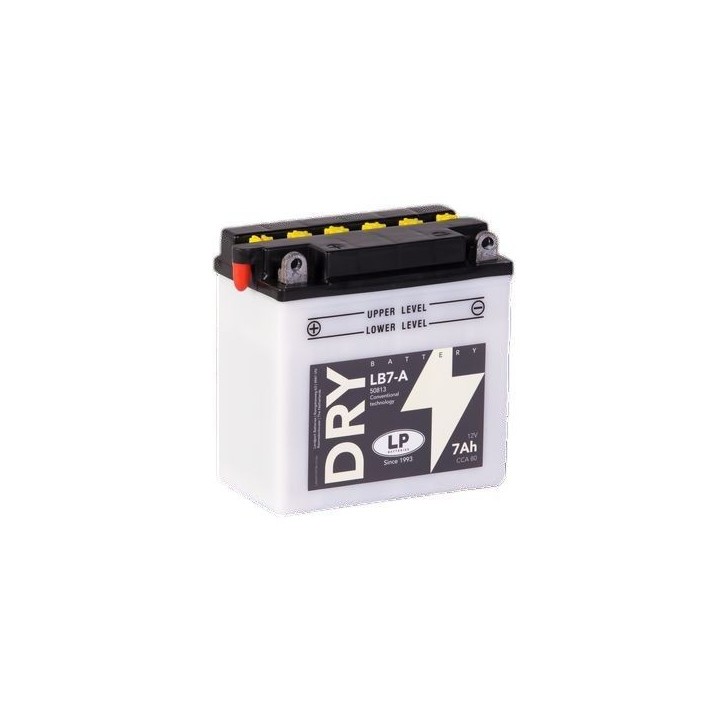 LANDPORT akumulator YB7-A (md LB7-A) 12V 7AH (ccn 80) 135X75X133 obsługowy - elektrolit osobno (6) UE2019/1148