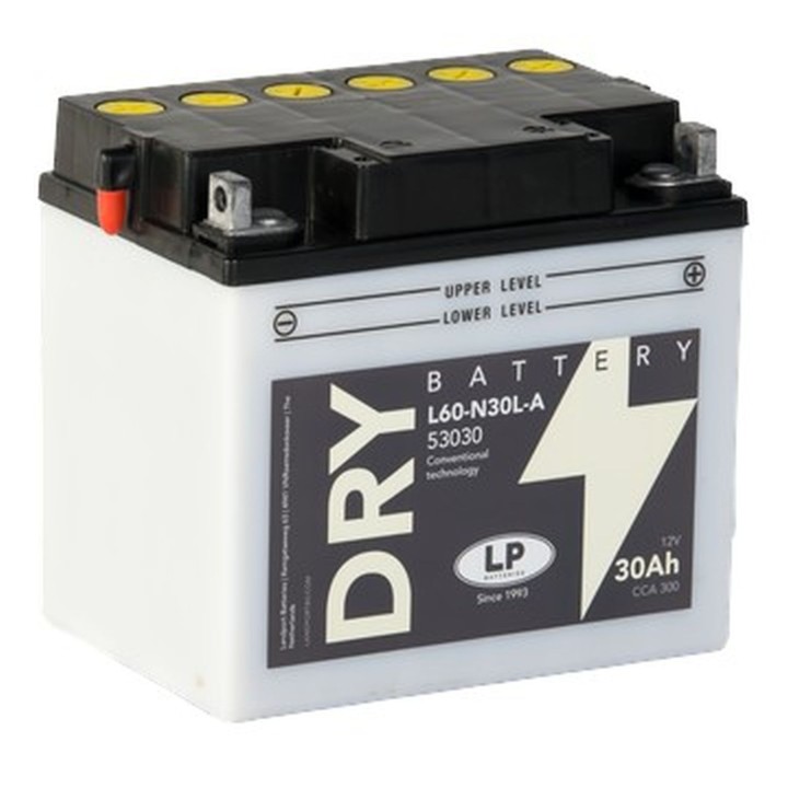 LANDPORT akumulator Y60-N30L-A (md L60-N30L-A) 12V 30AH 184X130X170 (G60N30LA) obsługowy - elektrolit osobno (2) UE2019/1148
