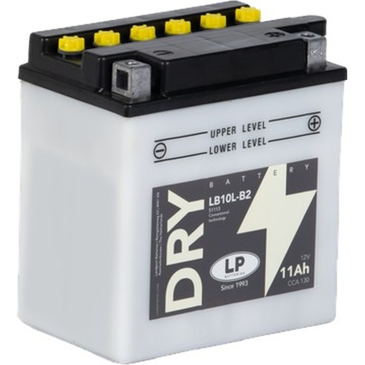 LANDPORT akumulator YB10L-B2 (md LB10L-B2) 12V 11AH 134X89X141 obsługowy - elektrolit osobno (4) UE2019/1148
