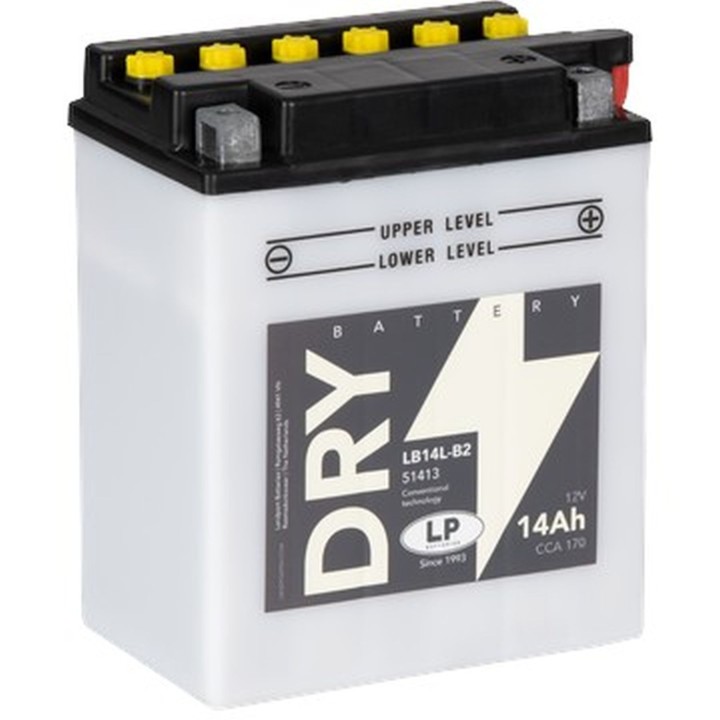 LANDPORT akumulator YB14L-B2 (md LB14L-B2) 12V 14AH 134X89X166 obsługowy - elektrolit osobno (3) UE2019/1148