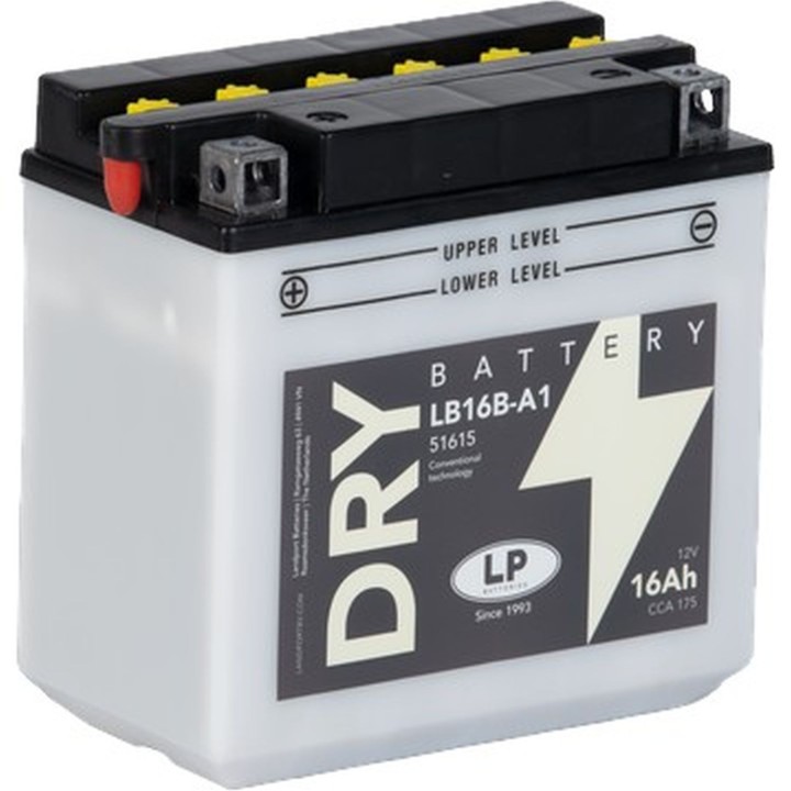 LANDPORT akumulator YB16B-A1 (md LB16B-A1) (160X90X161) obsługowy - elektrolit osobno (2) UE2019/1148