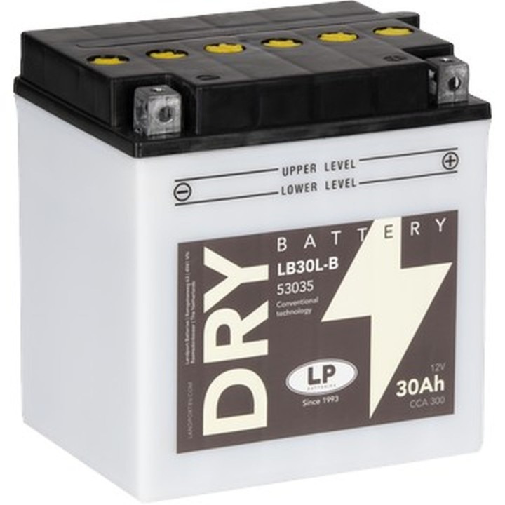 LANDPORT akumulator YB30L-B (md LB30L-B) 12V 30AH 165X130X176 harley davidson, polaris 600/700 obsługowy - elektrolit osobno (2…