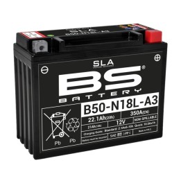 BS BATTERY BS akumulator B50-N18L-A3 (Y50-N18L-A3) 12V 20AH 205X90X162 obsługowy - elektrolit osobno 250A UE2019/1148 (2)