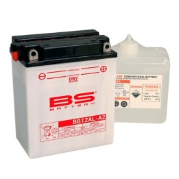 BS BATTERY BS akumulator BB12AL-A2 (YB12AL-A2) 12V 12AH 135X81X161 obsługowy - elektrolit osobno (165A) UE2019/1148 (4)