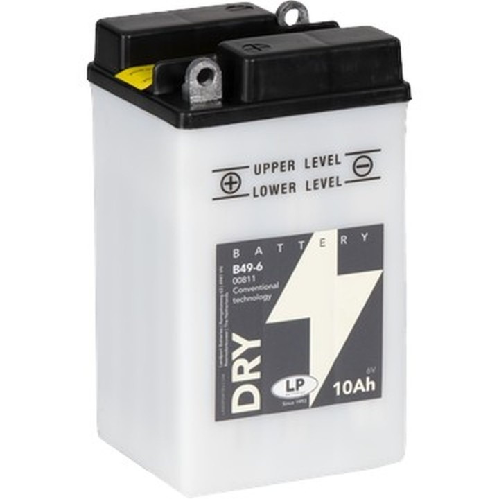 LANDPORT akumulator B49-6 (md B49-6) 6V 10AH 91X83X160 obsługowy - elektrolit osobno (4) UE2019/1148