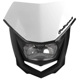 POLISPORT lampa przednia model halo (żarówka halogenowa)