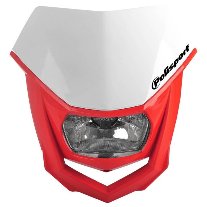 POLISPORT lampa przednia model halo (żarówka halogenowa)