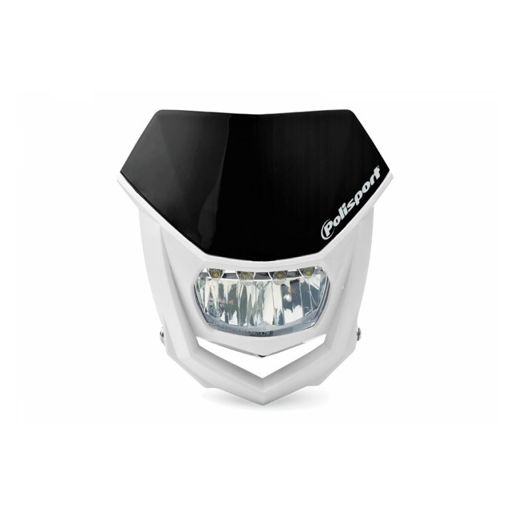 POLISPORT lampa przednia model halo LED (żarówka ledowa -prąd stały 12V)