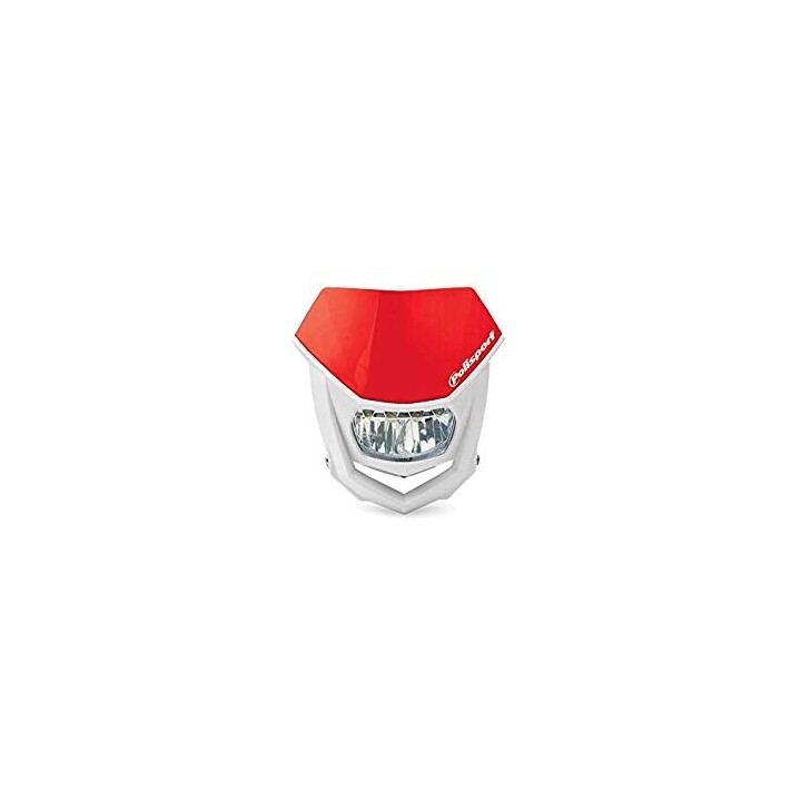 POLISPORT lampa przednia uniwersalna halo z żarówką LED