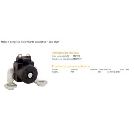 DZE impulsator yamaha ybr 125 '00-'01 (250 ohm)