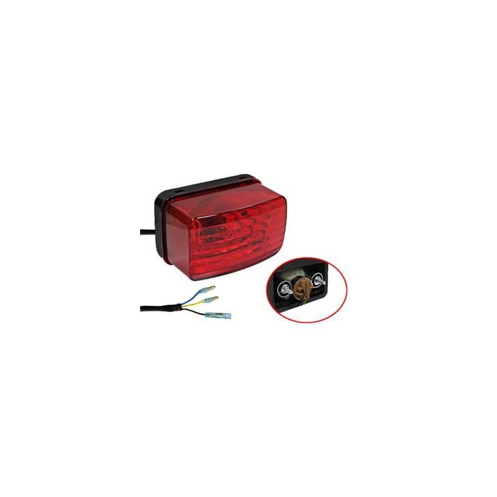 BRONCO lampa tylna yamaha yfm 700 grizzly (07-15), kodiak (16-17), yfz 450 (12-13), yfm 250 raptor (08-13) (3FA-84710-00-00)