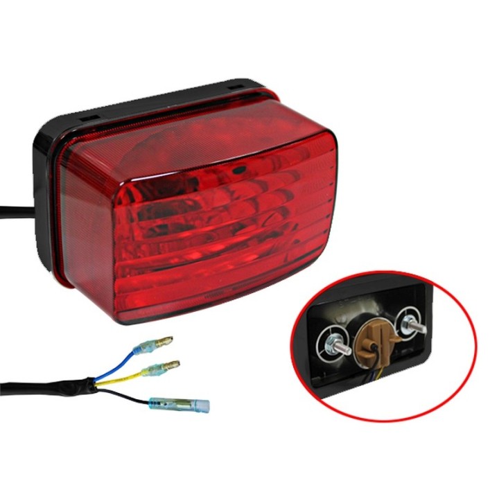 BRONCO lampa tylna yamaha yfm 700 grizzly (07-15), kodiak (16-17), yfz 450 (12-13), yfm 250 raptor (08-13) (3FA-84710-00-00)