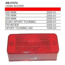 SPI snow klosz lampy tylnej snow polaris (oem 4032085) (skuter śnieżny)