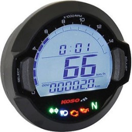 KOSO licznik motocyklowy uniwersalny DL-03SR podświetlenie białe