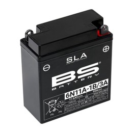 BS BATTERY BS akumulator 6N11A-1B/3A (fa) 6V 11AH 121X58X130 bezobsługowy - zalany (90A) (10)