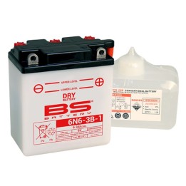 BS BATTERY BS akumulator 6N6-3B-1 6V 4AH 99X57X111 obsługowy - elektrolit osobno UE2019/1148 (12)