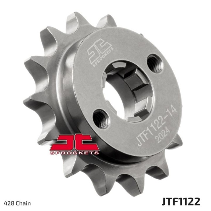 JT zębatka przednia 1122 14 betamotor rr 125 lc '21-'23, fantic xef / xmf 125 '21-, (112214JT) (łańc. 428) (oem: 051.04.000.00.…