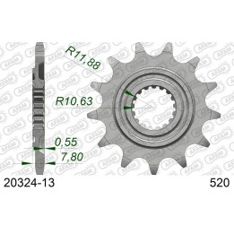 AFAM 2026/04 zębatka przednia 2320 13 honda crf 250R '18-'23 (JTF1344.13) (łańc. 520)