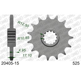 AFAM 2026/04 zębatka przednia 2041 15 z gumą honda cb 500 '94-'03, cbf 500 '04-'08 (JTF297.15RB) (łańc. 525)