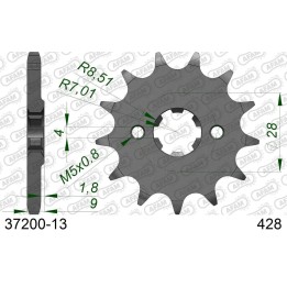 AFAM 2026/04 zębatka przednia 2223 13 aprilia 125 RS4 4 11-16 (JTF712.13) (łańc. 428)