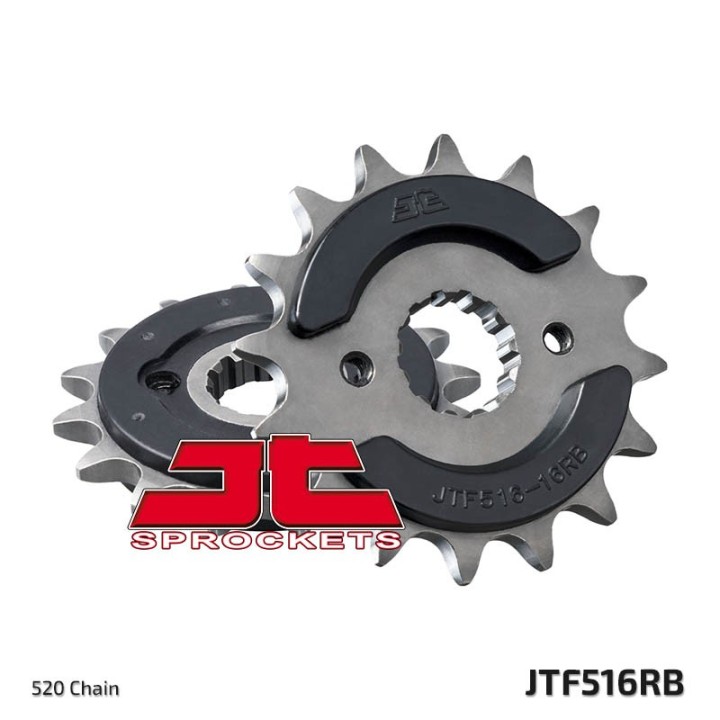 JT zębatka przednia 523 16 z gumą suzuki gs 500E '94-'06, gs 500F '04-'10 (52316JTRB) (łańc. 520)