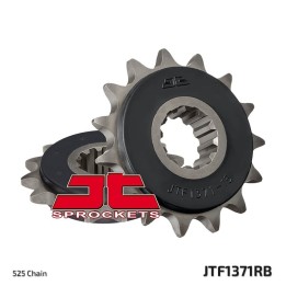 JT zębatka przednia 2073 15 z gumą honda cb 600 hornet '97-'06, cbr 600F '97-'98, cbf 600 '04-'07 (207315JTRB) (łańc. 525)
