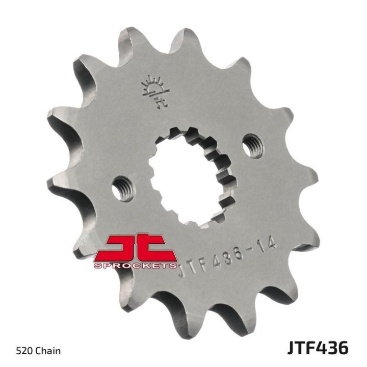 JT zębatka przednia 438 14 suzuki gsx 400 f '81-'86, rg 250 gamma '83-'88 (43814JT) (łańc. 520) - może zastąpić JTF565.14